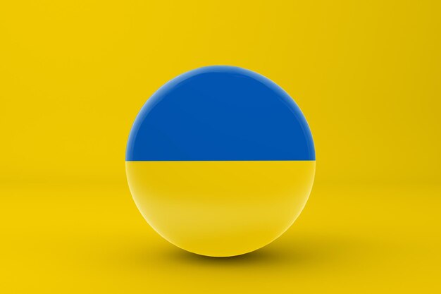 Gratis foto vlag van oekraïne