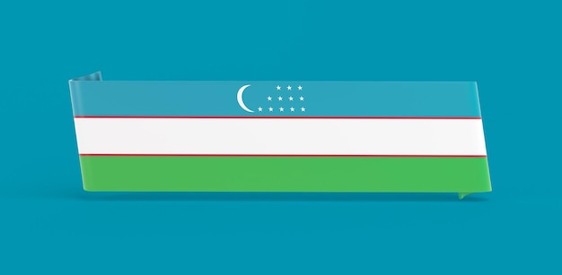 Gratis foto vlag van oezbekistan