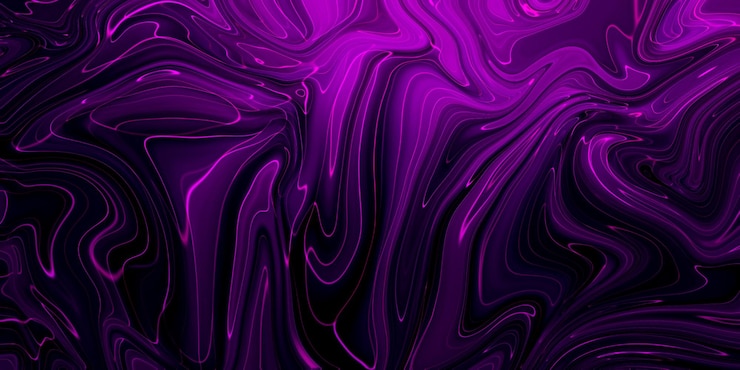 Gratis Foto vloeibare paarse kunst schilderij abstracte kleurrijke achtergrond met kleur splash en verven moderne kunst