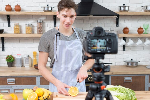 Vlogger koken