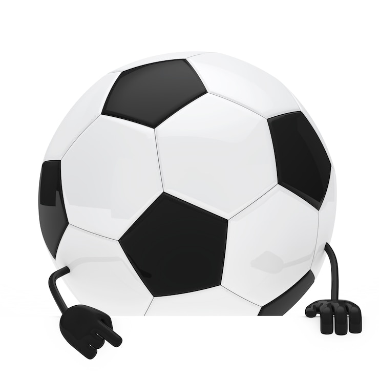 Gratis Foto voetbal bal met een bordje