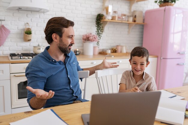 Volwassen trieng om werk en privéleven te bereiken