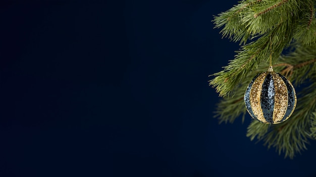 Vooraanzicht boomornament met kopie ruimte