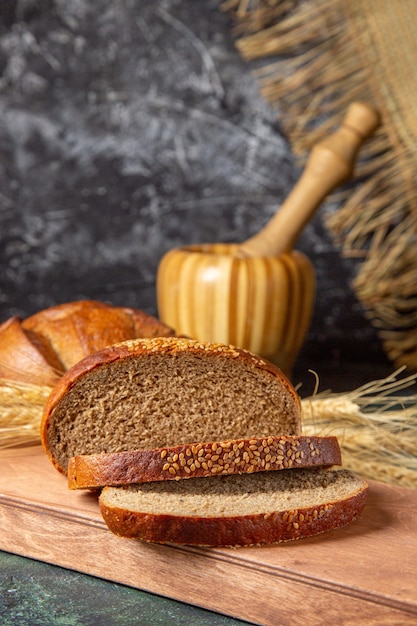 Vooraanzicht vers gesneden brood