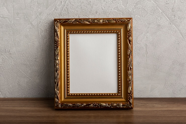Gratis Foto voorbeeld van een leeg vintage frame.