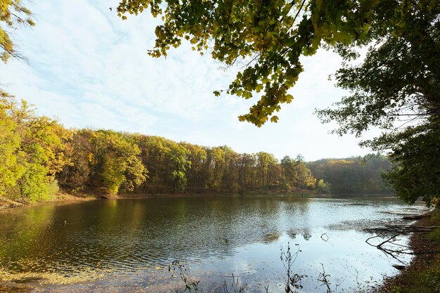 Vreedzaam landschap van moeder natuur