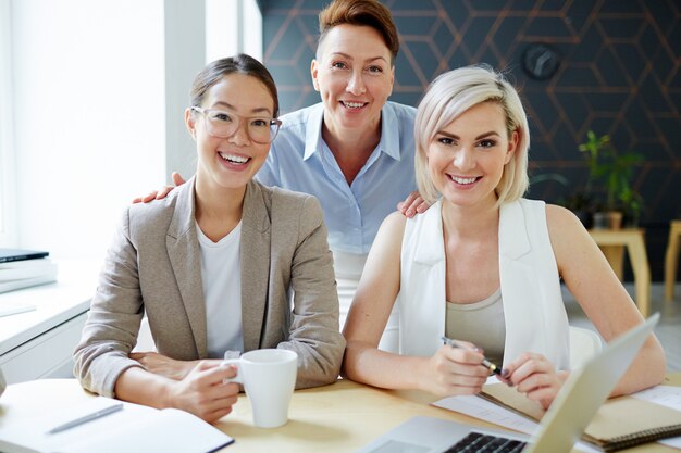 Vriendelijke collega's