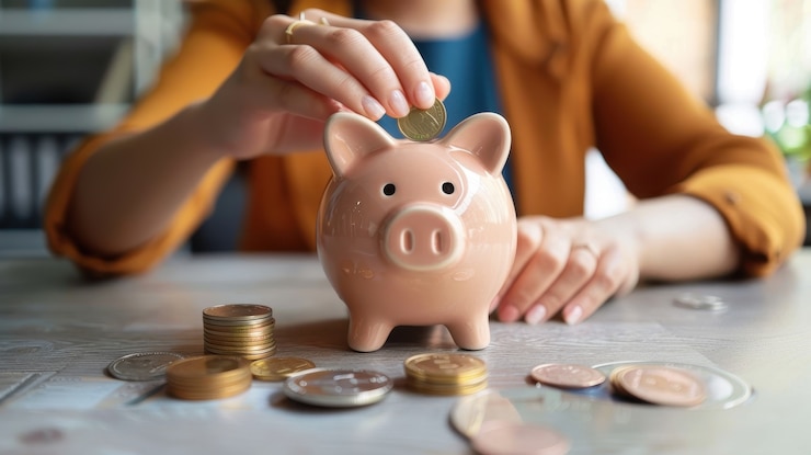 Gratis Foto vrouw die met geld omgaat