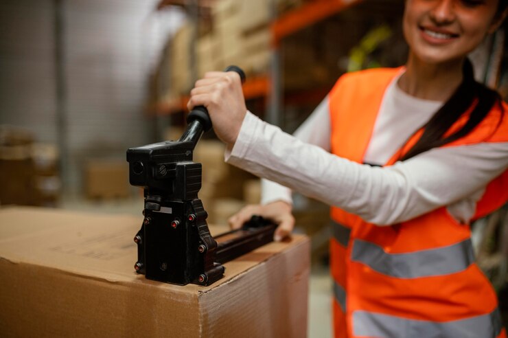 Gratis Foto vrouw in veiligheidsuitrusting op het werk