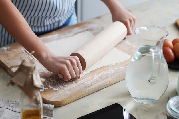 Vrouw koken