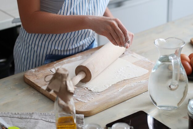 Vrouw koken