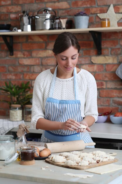 Vrouw koken