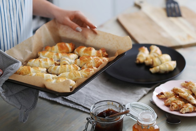 Vrouw koken