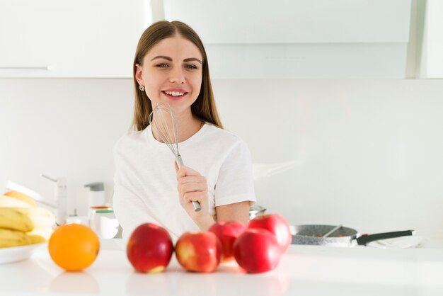 Vrouw koken