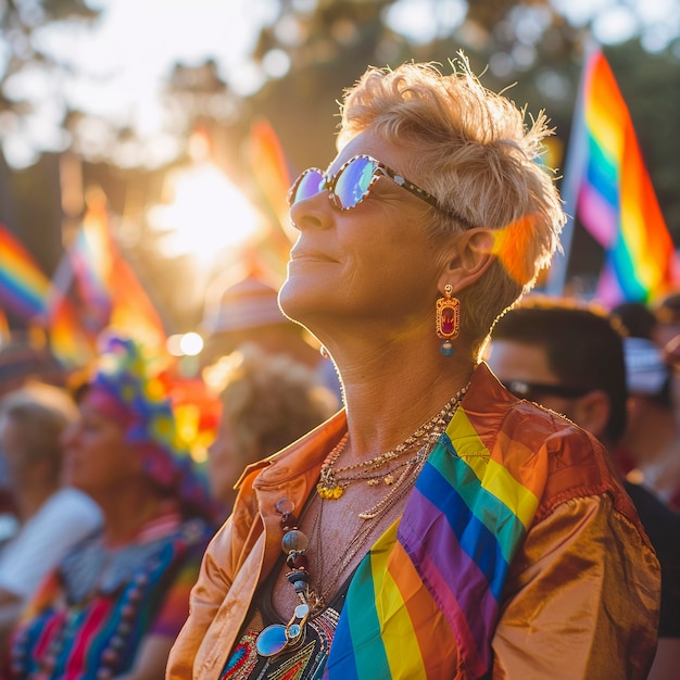 Gratis foto vrouwen vieren trotsdag