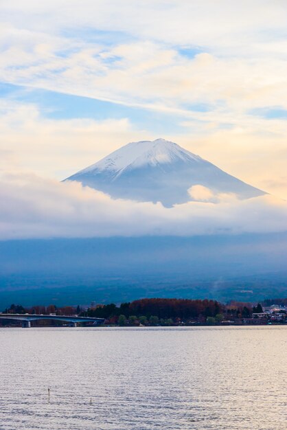 vulkaan Fuji dag mooie mt
