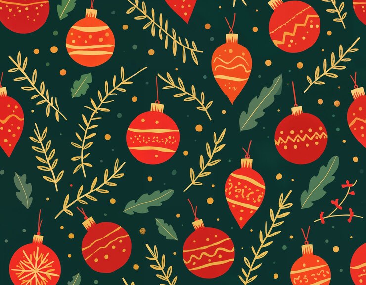 Gratis Foto wallpaper in de stijl van een kerstcadeauverpakking