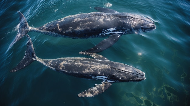 Gratis foto walvis ai afbeelding