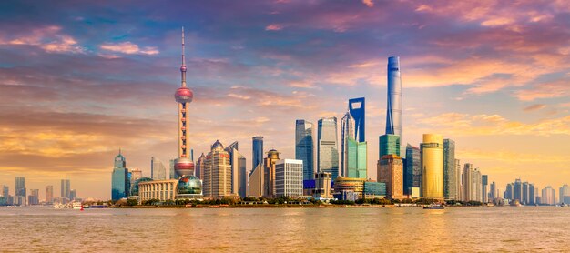 Water beroemde architectuur financiën shanghai toren