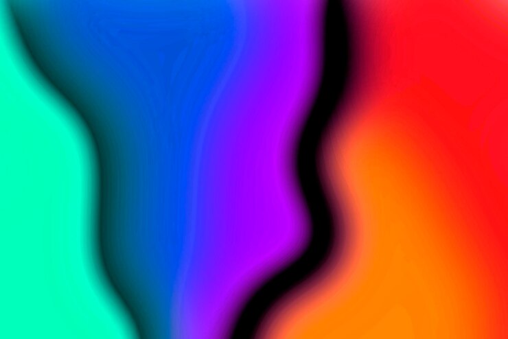 Gratis Foto wazig pop abstracte achtergrond - inktcontouren