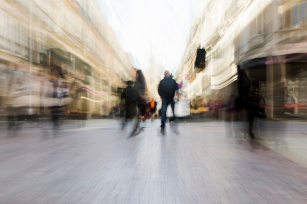 Gratis foto wazig stadsgezicht