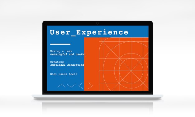 Webdesign gebruikersinterfaceconcept
