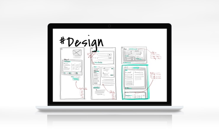 Gratis Foto webpagina inhoud ontwerp website pictogram