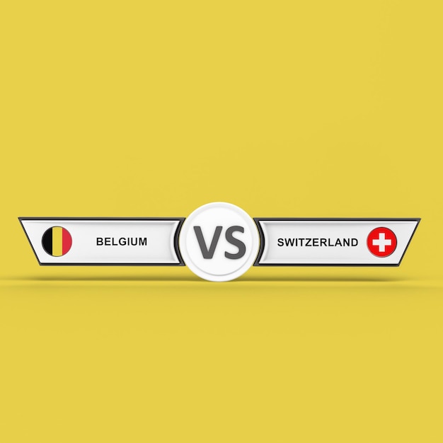 Gratis foto wedstrijd belgië vs zwitserland
