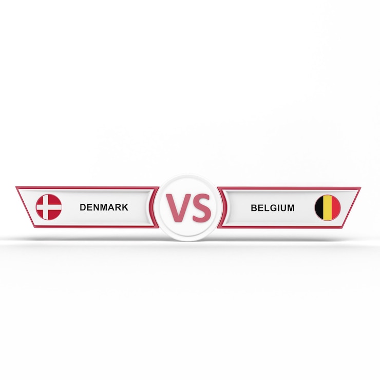 Gratis Foto wedstrijd denemarken vs belgië