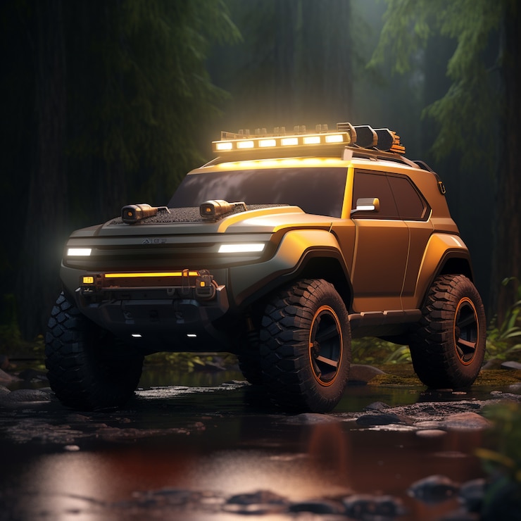 Gratis Foto weergave van 3d-auto