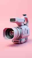 Gratis foto weergave van 3d-dure hightech filmcamera