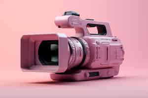 Gratis foto weergave van 3d-dure hightech filmcamera