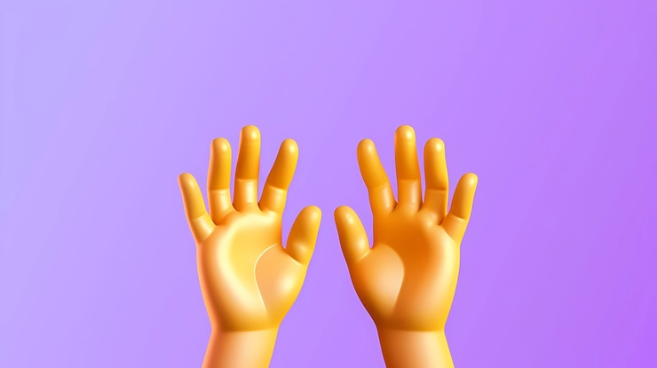 Gratis Foto weergave van 3d-handen