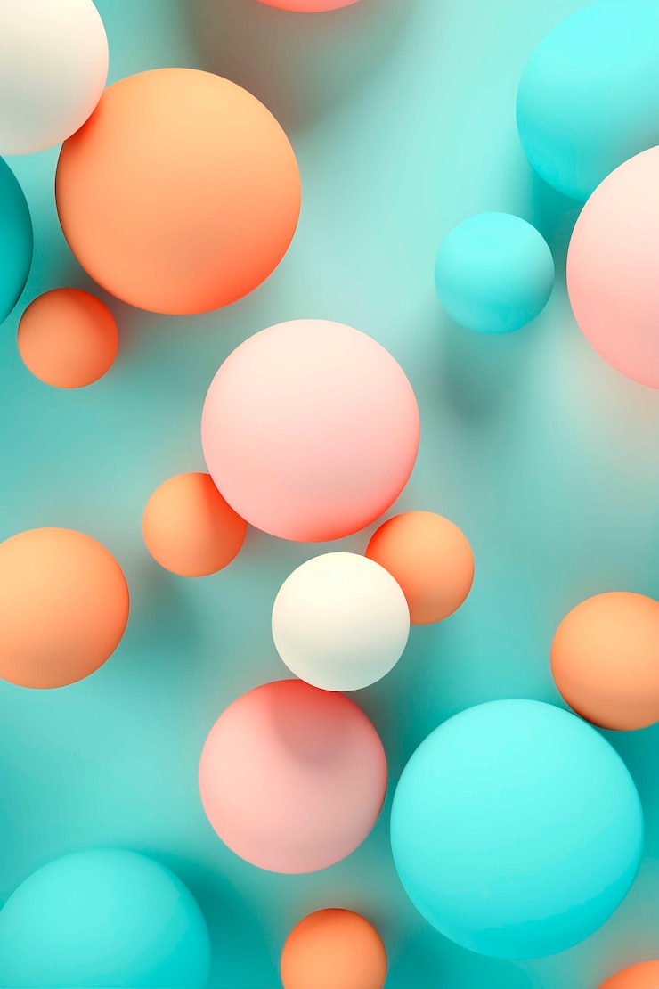 Gratis Foto weergave van 3d-moderne abstracte bolkunst