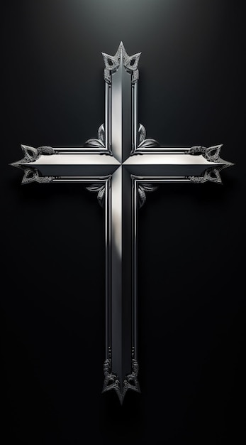 Gratis foto weergave van 3d-religieus kruis