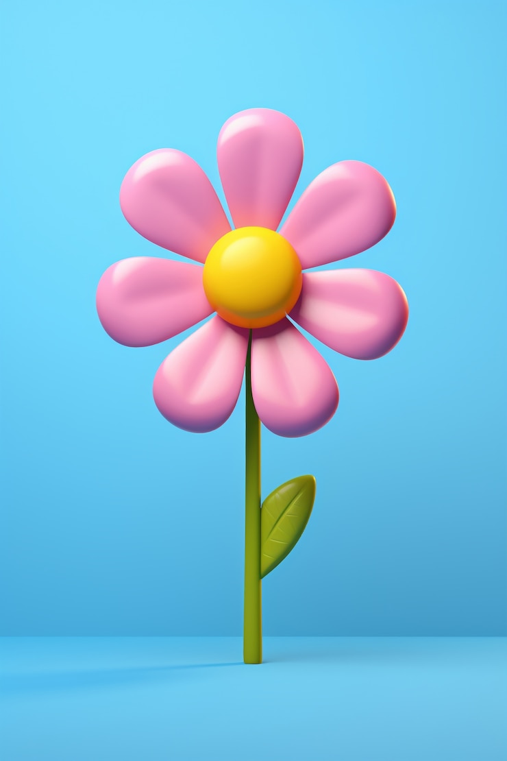 Gratis Foto weergave van abstracte 3d-bloem