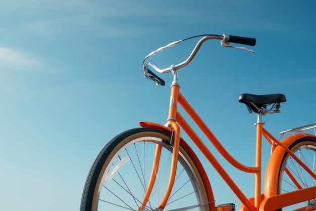 Gratis foto weergave van eenvoudige fiets