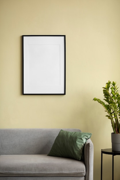 Gratis foto weergave van fotolijst met interieur interieur