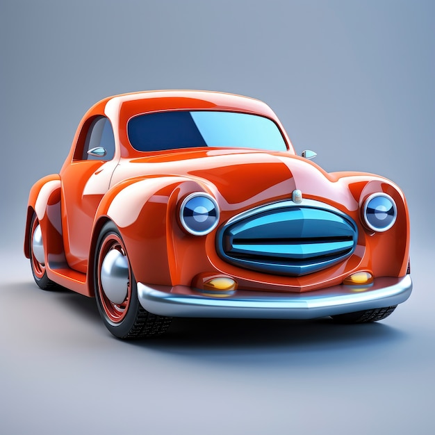 Weergave van grafische 3D-auto