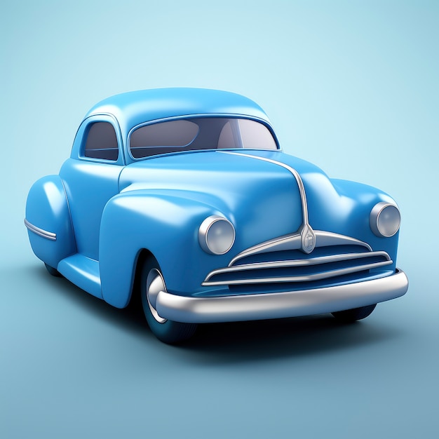 Weergave van grafische 3D-auto