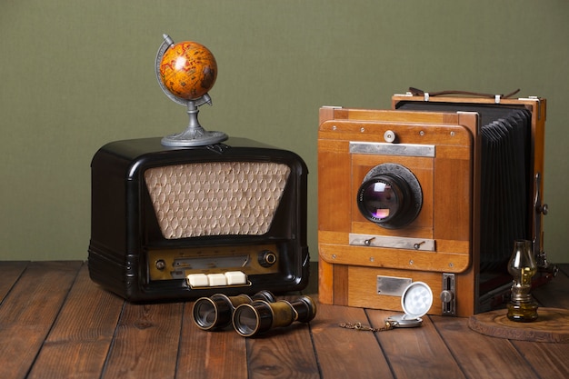 Gratis foto weergave van vintage camera