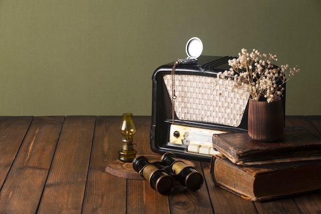 Gratis foto weergave van vintage radiostation