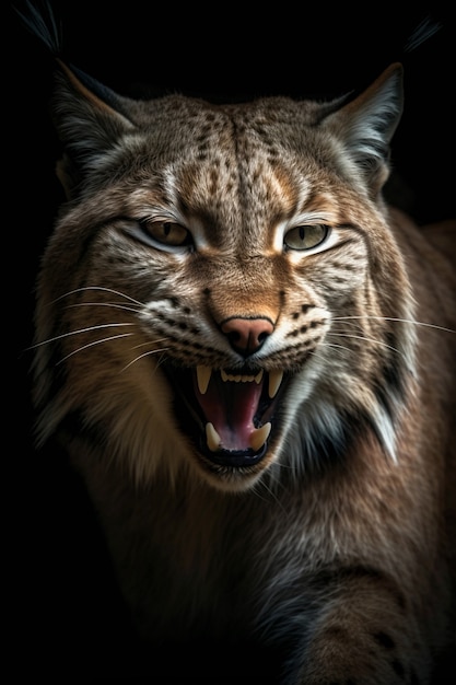 Gratis foto weergave van wilde lynx in de natuur