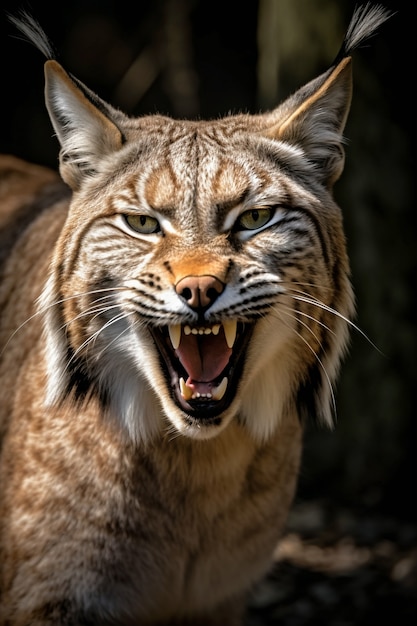 Gratis foto weergave van wilde lynx in de natuur