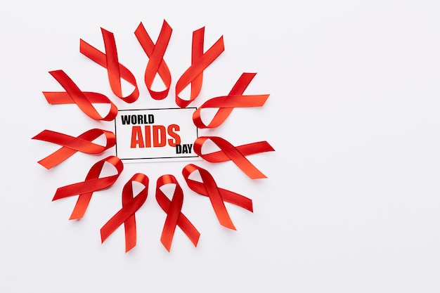 Wereld Aids Dag concept arrangement