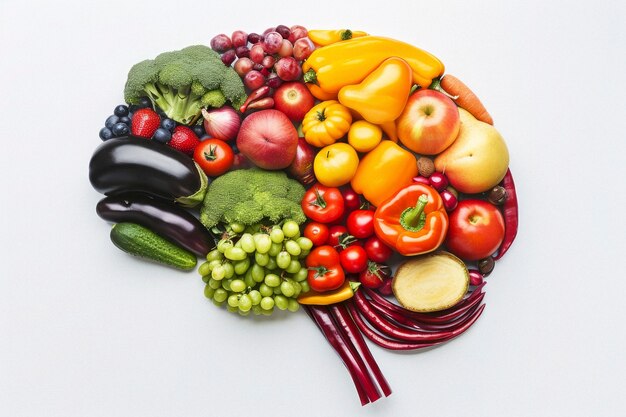 Gratis foto wereldgezondheidsdag vieren met gezond eten.