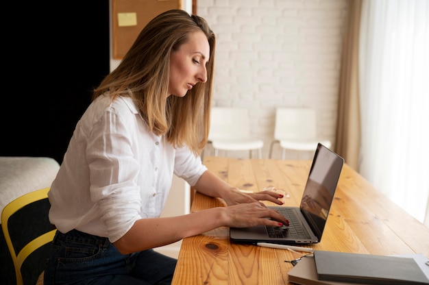 Werken vanuit huis time management concept