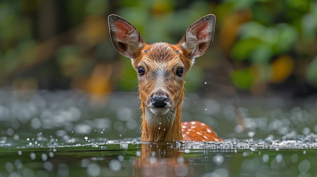 Gratis foto wild deer in nature