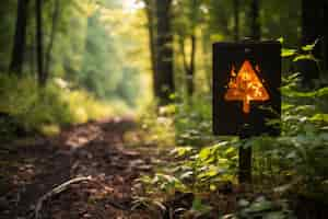 Gratis foto wildbrandteken in de natuur