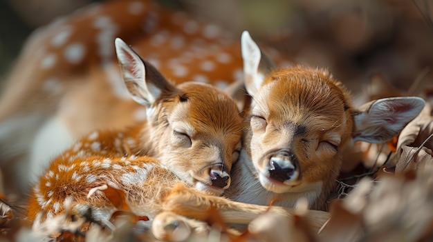 Gratis foto wilde herten in de natuur